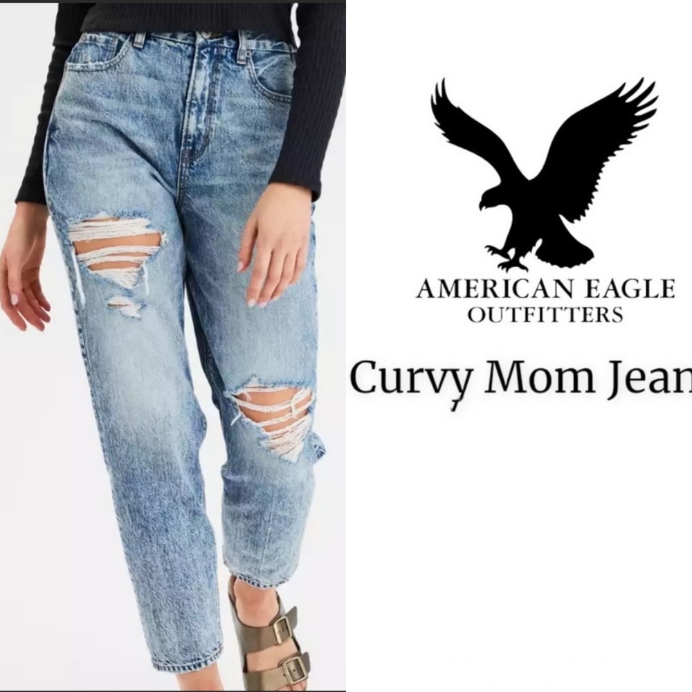 American Eagle Curvy Mom Jeans